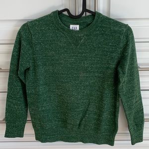 GAP kids green crewneck sweater Sz S